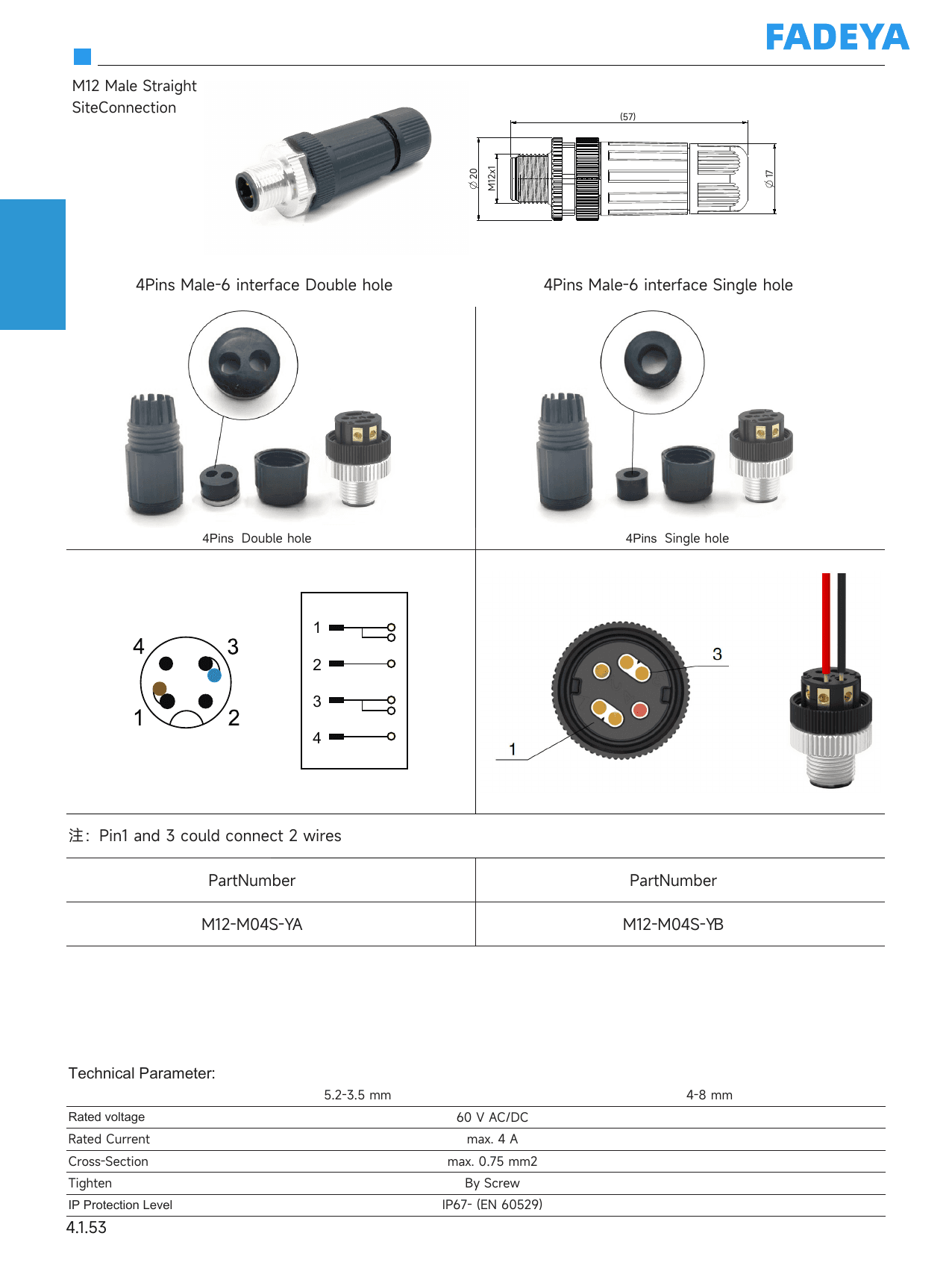 M12 Field-Wireable — 6-Interface Junction datasheet