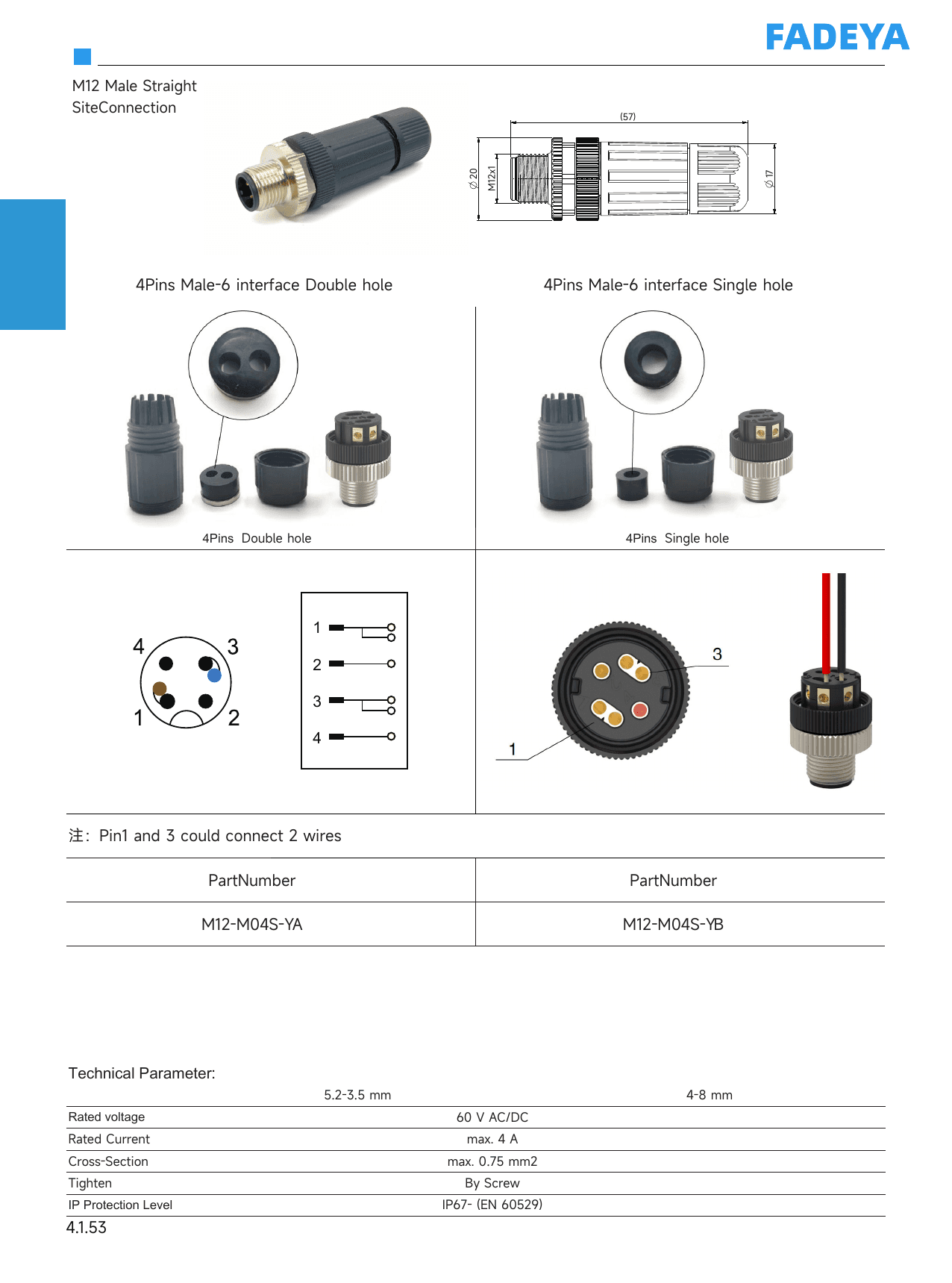 M12 Field-Wireable — 6-Interface Junction datasheet