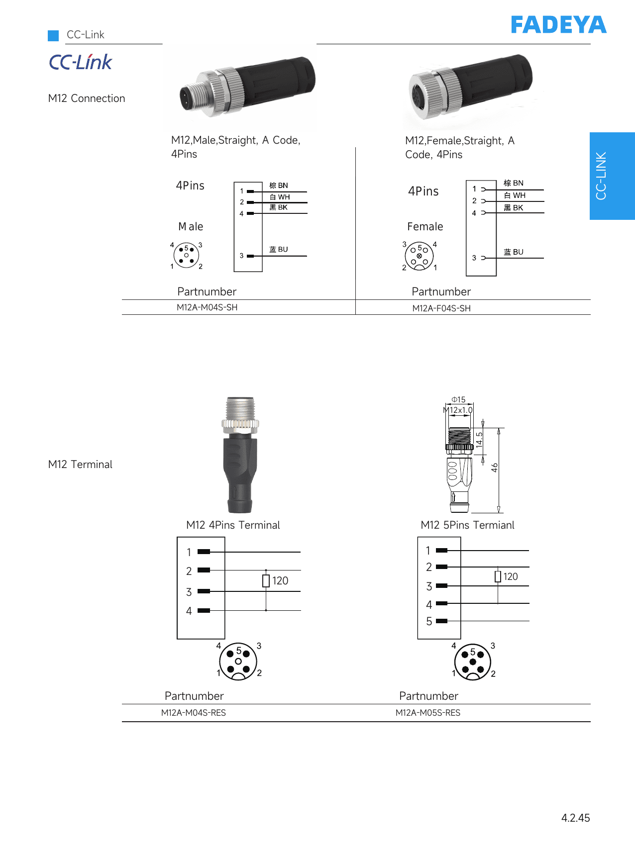 RJ45 Connector — Pin-out & Dimensions
