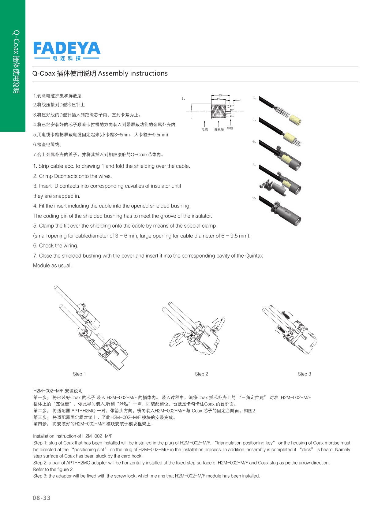 Coax Module Assembly Instructions