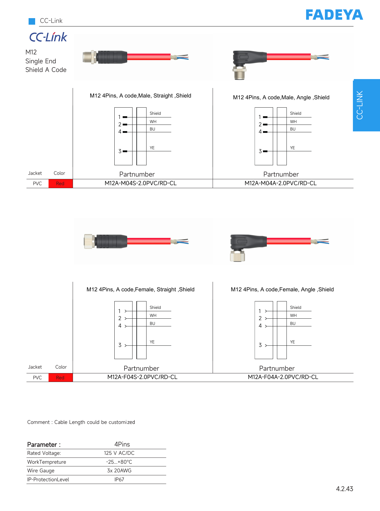 RJ45 Fast Connector (4 pin / 8 pin, Straight & Angle, Shielded)