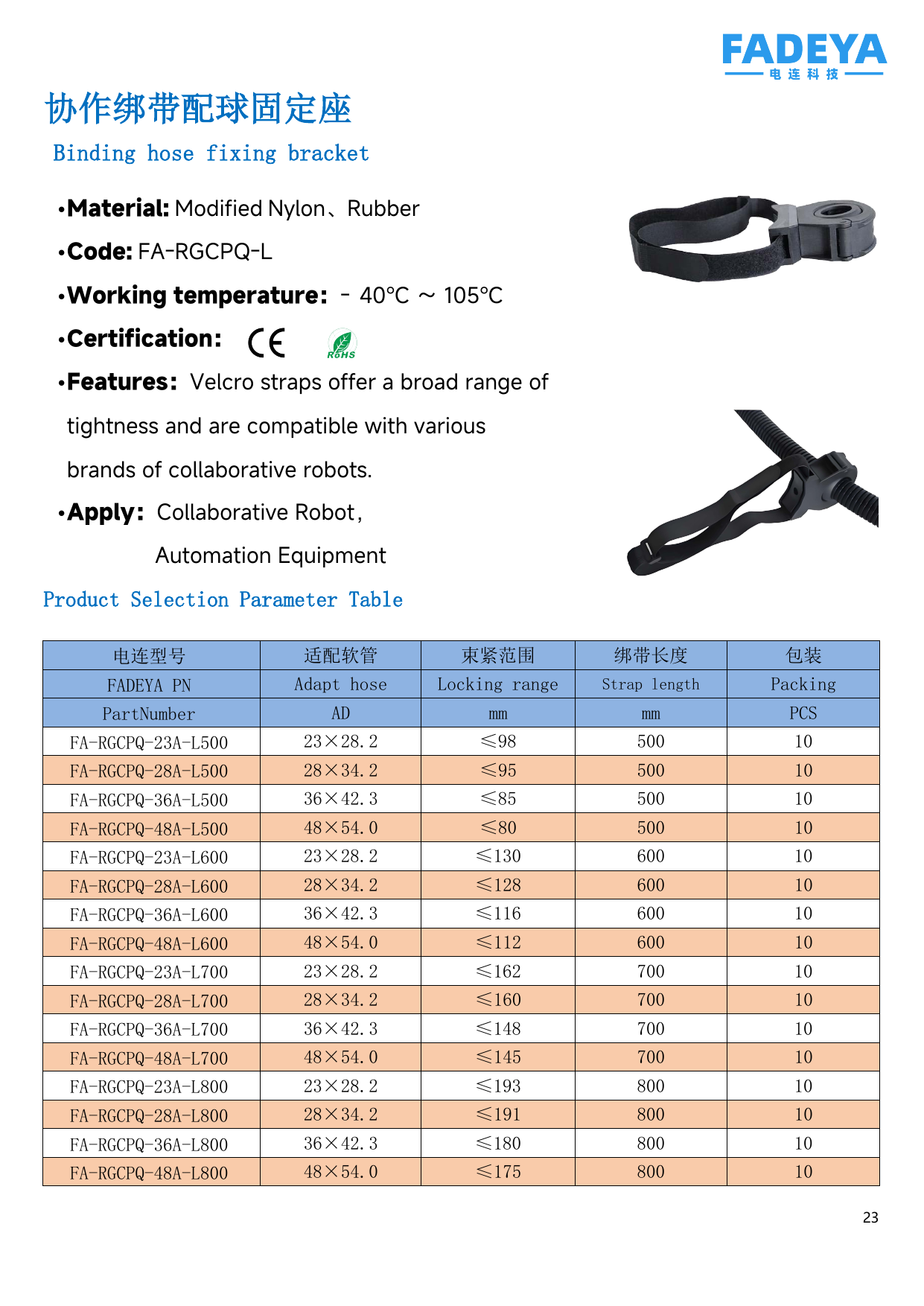 Binding Ball Fixing Bracket