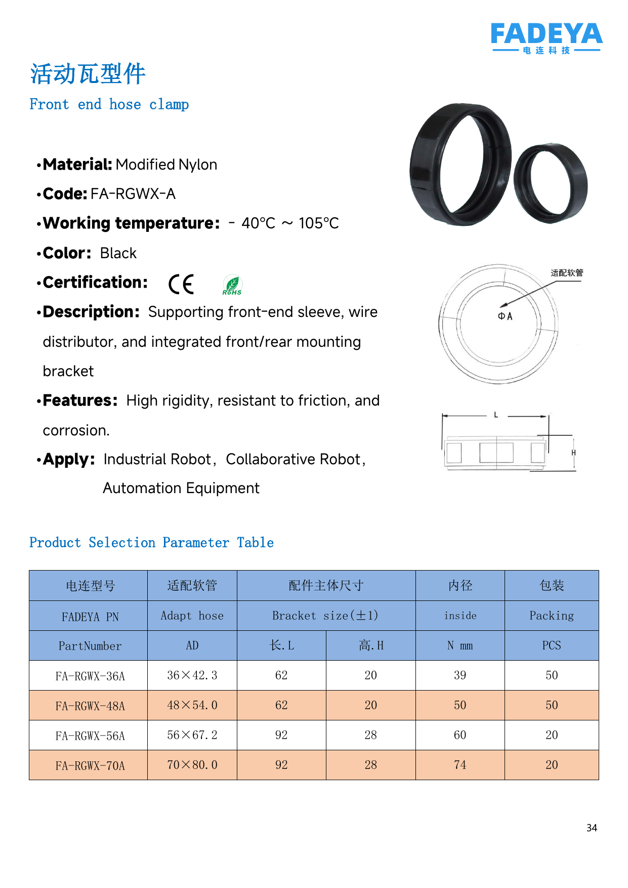 Front-End Hose Clamp