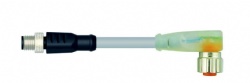 M8 Male Straight-M12 Female Angle Led