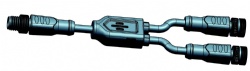 DoubleEnd-Splitter M8 Male-2*Female Straight