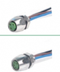 M8 Flange Front install Female OneEnd
