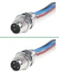 M8 Flange Front install Male OneEnd