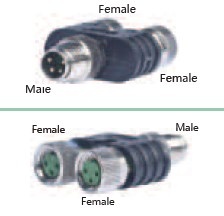 M8 Flange Y-type connector