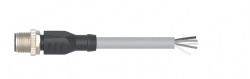 M12 Male Straight Single End