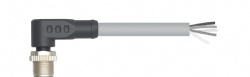 M12 Male Angle Single End