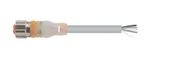 M12 Female Single End WithLED