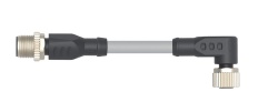 M12 Male Straight To M12 Female Angle Double end