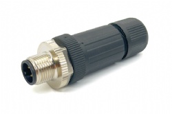 M12 Male Straight SiteConnection