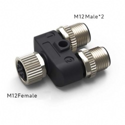 Y-Type M12 Male To 2M12 Female