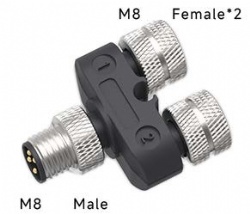 Y-Type M8 Male To 2Female