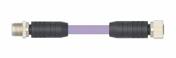 M12 Male To Female Straight B Code Shield