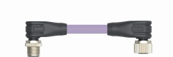 M12 Male To Female Angle B Code Shield