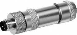 M8 Male Shield Straight