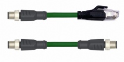M8 Male to Male or RJ45 Straight Shield