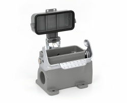 Housings, bulkhead mounting With metal cover