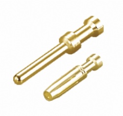 16A Crimp contacts gold plated