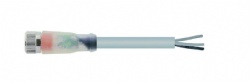 M8 Female Single End WithLED