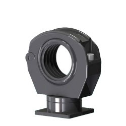 Rotating ball hose bracket
