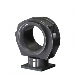 Rotating sliding hose bracket