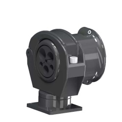 Rotating front end hose bracket
