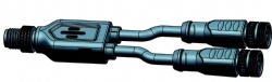 DoubleEnd-Splitter M8 Male-2*Female Straight